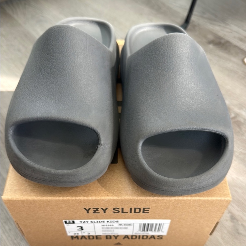 adidas Kids Slide Slippers - Gray